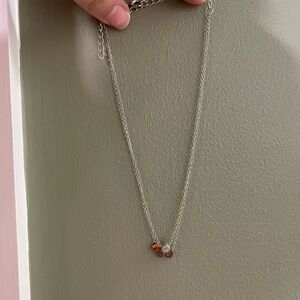 Bead choker necklace